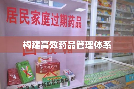 聊城构建高效药品管理体系